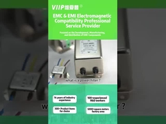 CE ROHS Einphasige RFI-Filter 0,5A-300A Elektronische Interferenzfilter