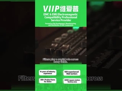 EMI-Filter aus robustem, leitfähigem Kunststoff zur zuverlässigen Unterdrückung von Leitungsinterferenzen