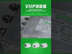 VIP2-2A-10 Gleichspannungs-EMI-Filter mit Leckstrom 0,5 mA Max. und Einsetzverlust 50 dB Min.