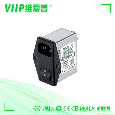 kaufen 120V Wechselstrom-Linie Inline--männlicher Sockel EMI Filter With Fuses C14 online manufacture