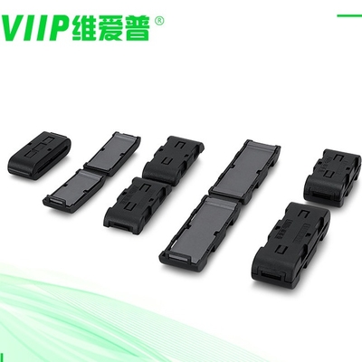 kaufen Plastikabdeckungs-Schwarz-magnetischer Ring, weiches Kabel-flacher Ferrit-Kern online manufacture