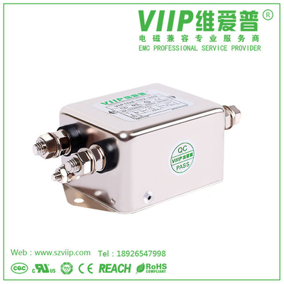 kaufen Isolationswiderstand ≥ 100MΩ Einphasiges EMI-Filter RoHS-zertifiziert für Industrieanwendungen unter -40°C bis 85°C online manufacture