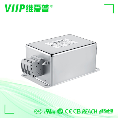3-Phasen-3-Draht-Emi-Filter AC 100A-Filter Strombeständiger EMI-Filter Sehr niedriger Leckstrom