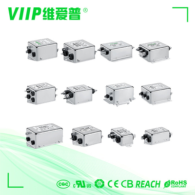 Rohs-konforme Einphasen-EMI-Filterimpedanz ≤ 1,5Ω Dämpfung ≥ 20dB und effektive EMI-Suppression