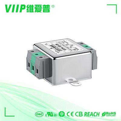 Energie elektrischer einphasig-EMI Filterss 150KHZ-30MHZ Wechselstroms Flachpass